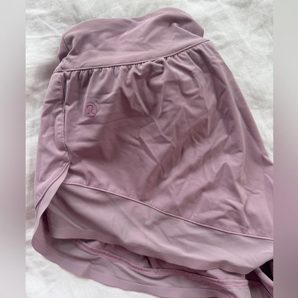 Lululemon light pink athletic shorts